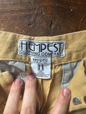 The Hempest flare yellow pant